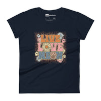 Live Life Meow Womens Tee