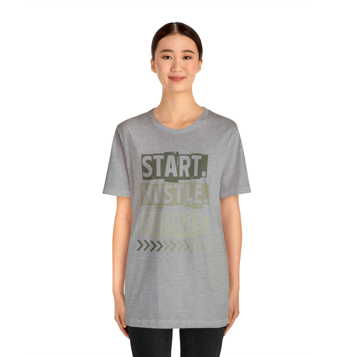 Start Hustle Repeat Mens Tee