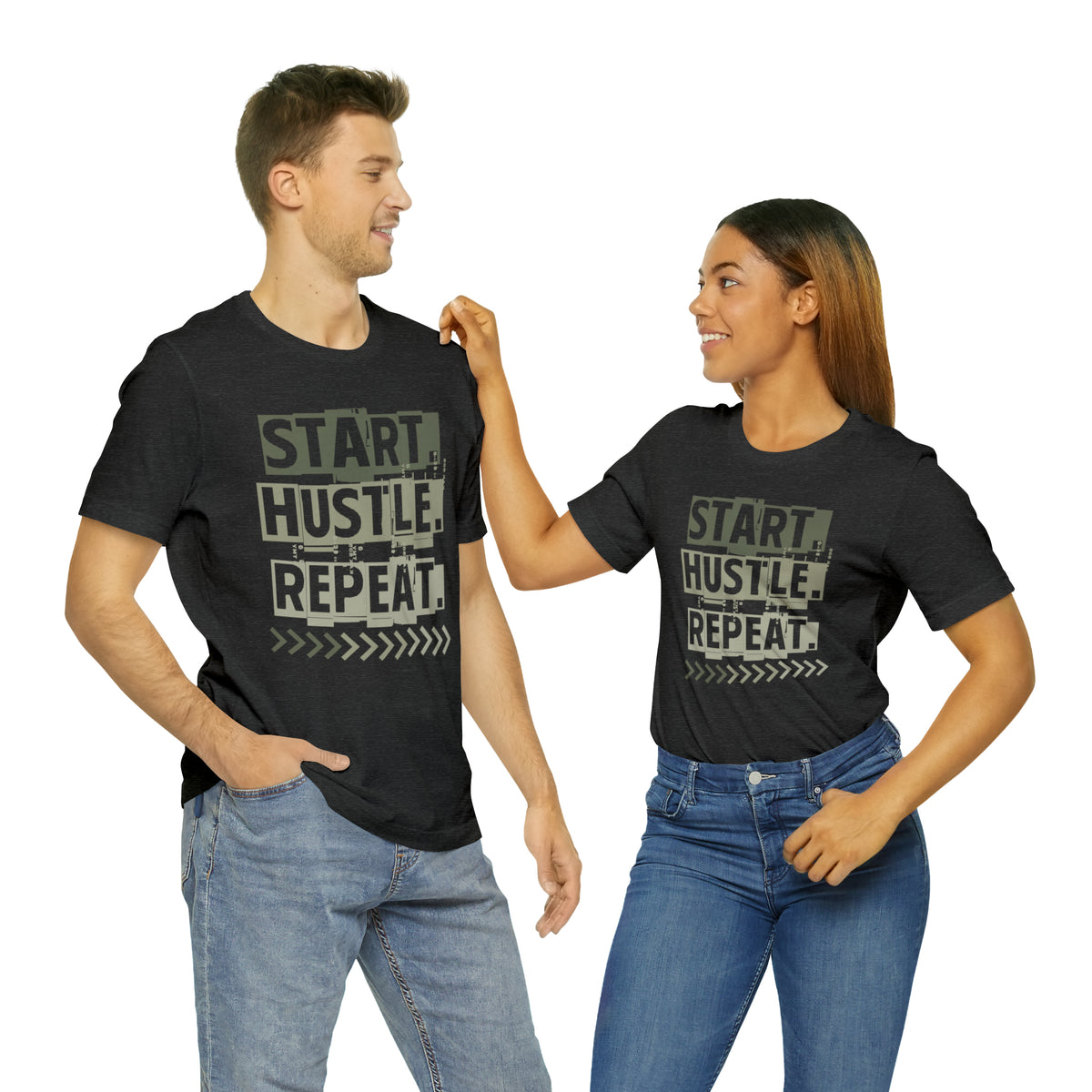 Start Hustle Repeat Mens Tee