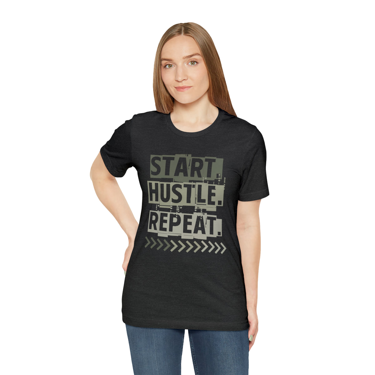 Start Hustle Repeat Mens Tee