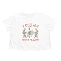 Yeehaw Hellnaws Womens Crop Tee