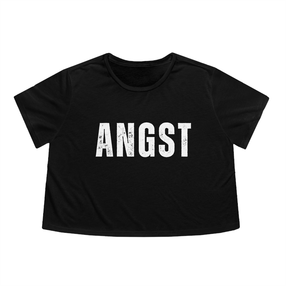 Angst Womens Crop Tee