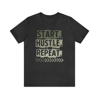 Start Hustle Repeat Mens Tee