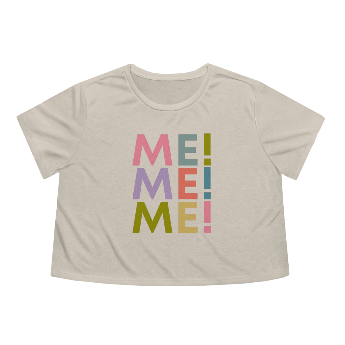 Me Me Me Womens Crop Tee