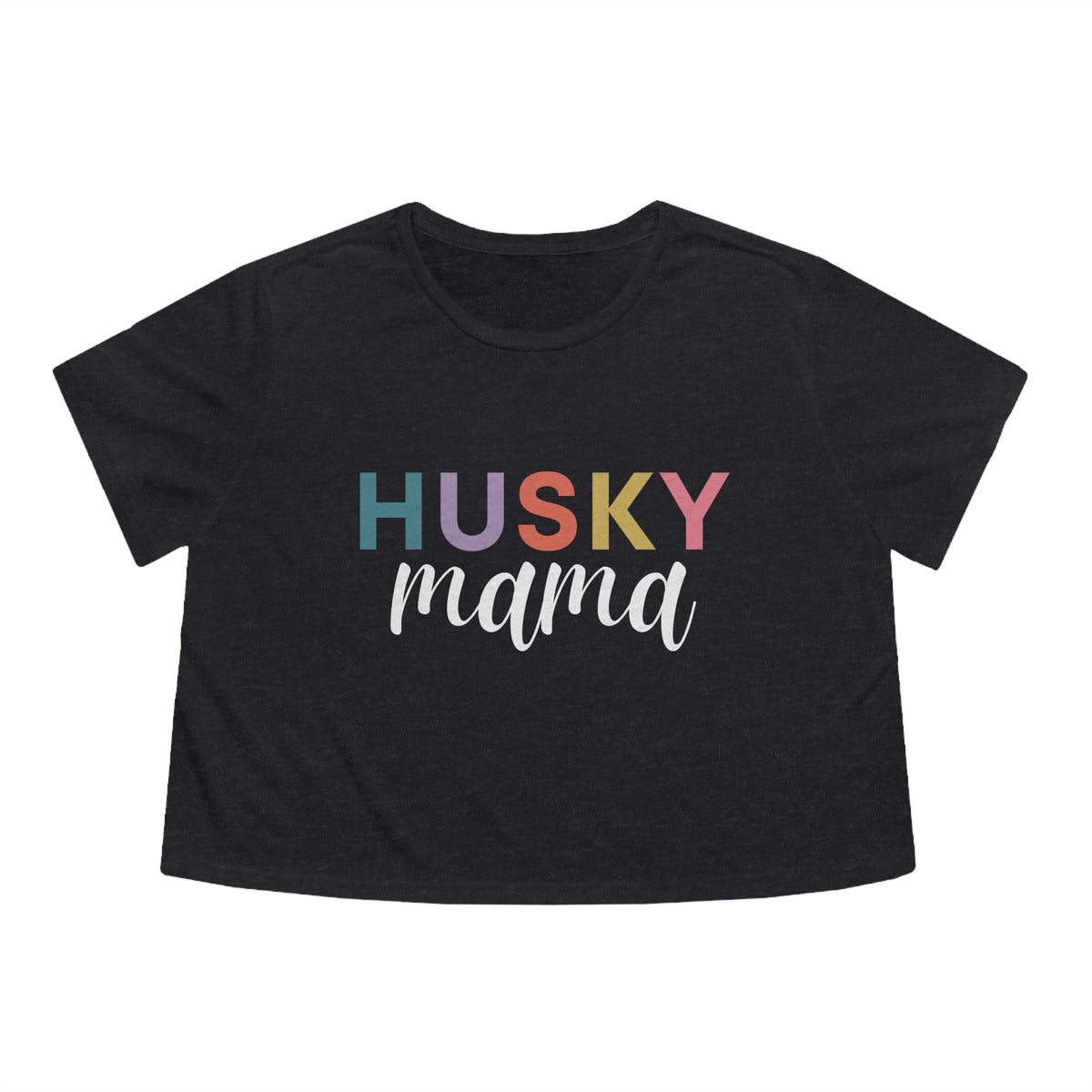 Husky Mama Womens Crop Tee