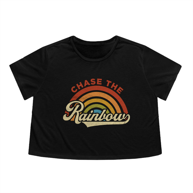 Chase The Rainbow Crop Tee