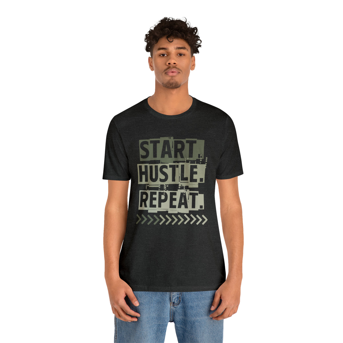 Start Hustle Repeat Mens Tee