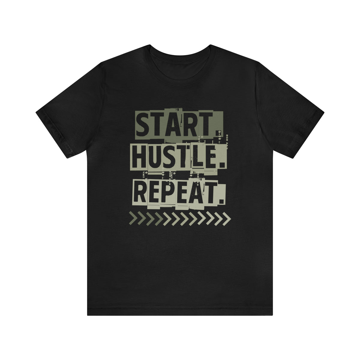 Start Hustle Repeat Mens Tee