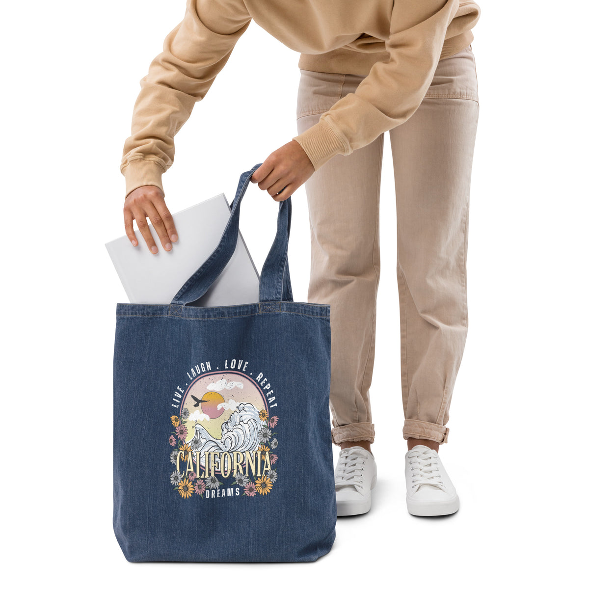 California Dreams Denim Tote