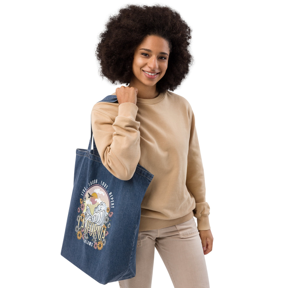 California Dreams Denim Tote