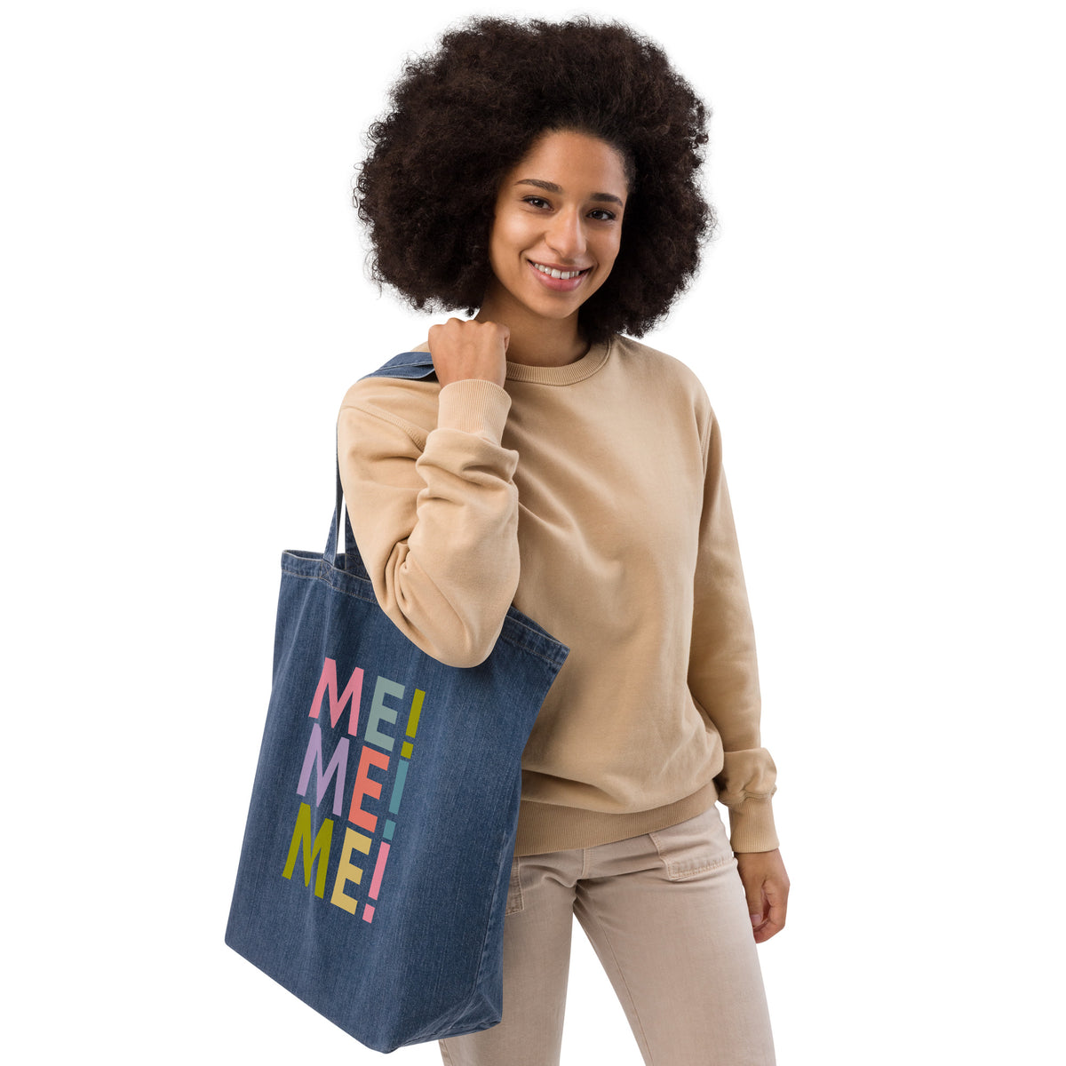 Me Me Me Denim Tote