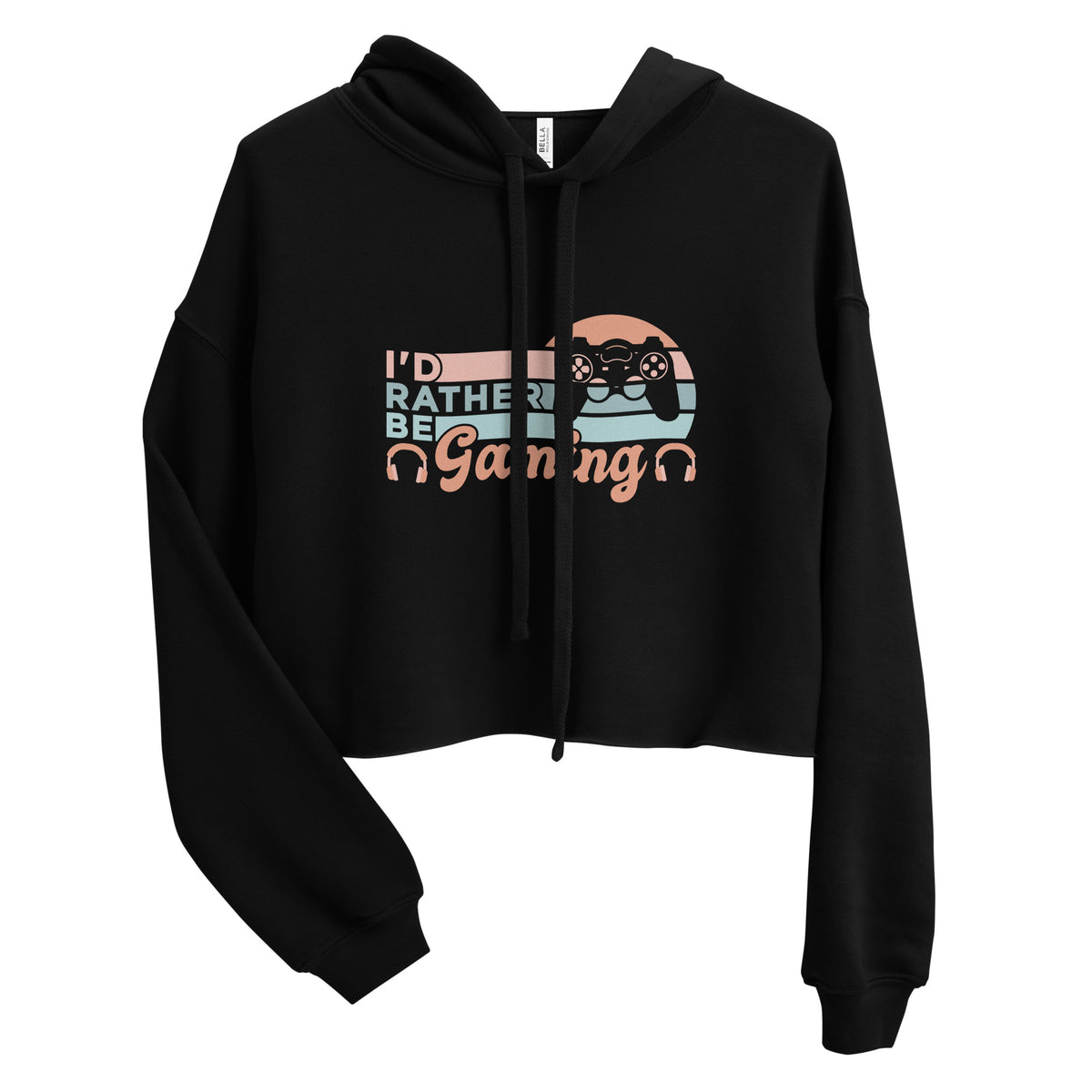 I'd Rather Be Gaming l Crop Hoodie