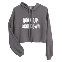 Head Up Heel Down Crop Hoodie