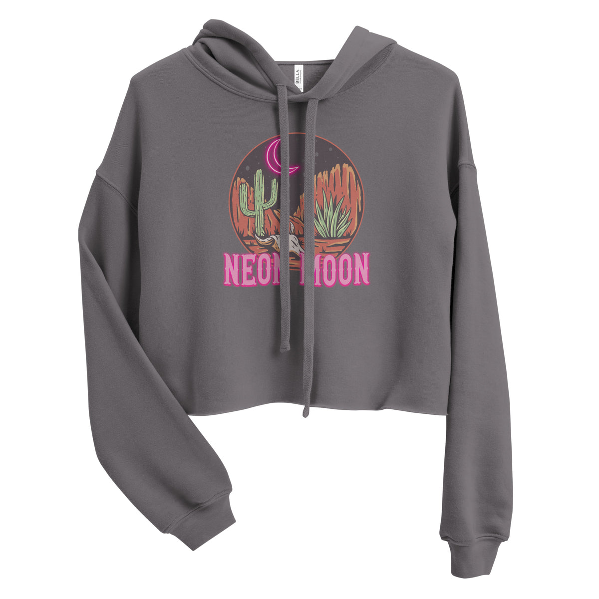 Neon Moon Crop Hoodie