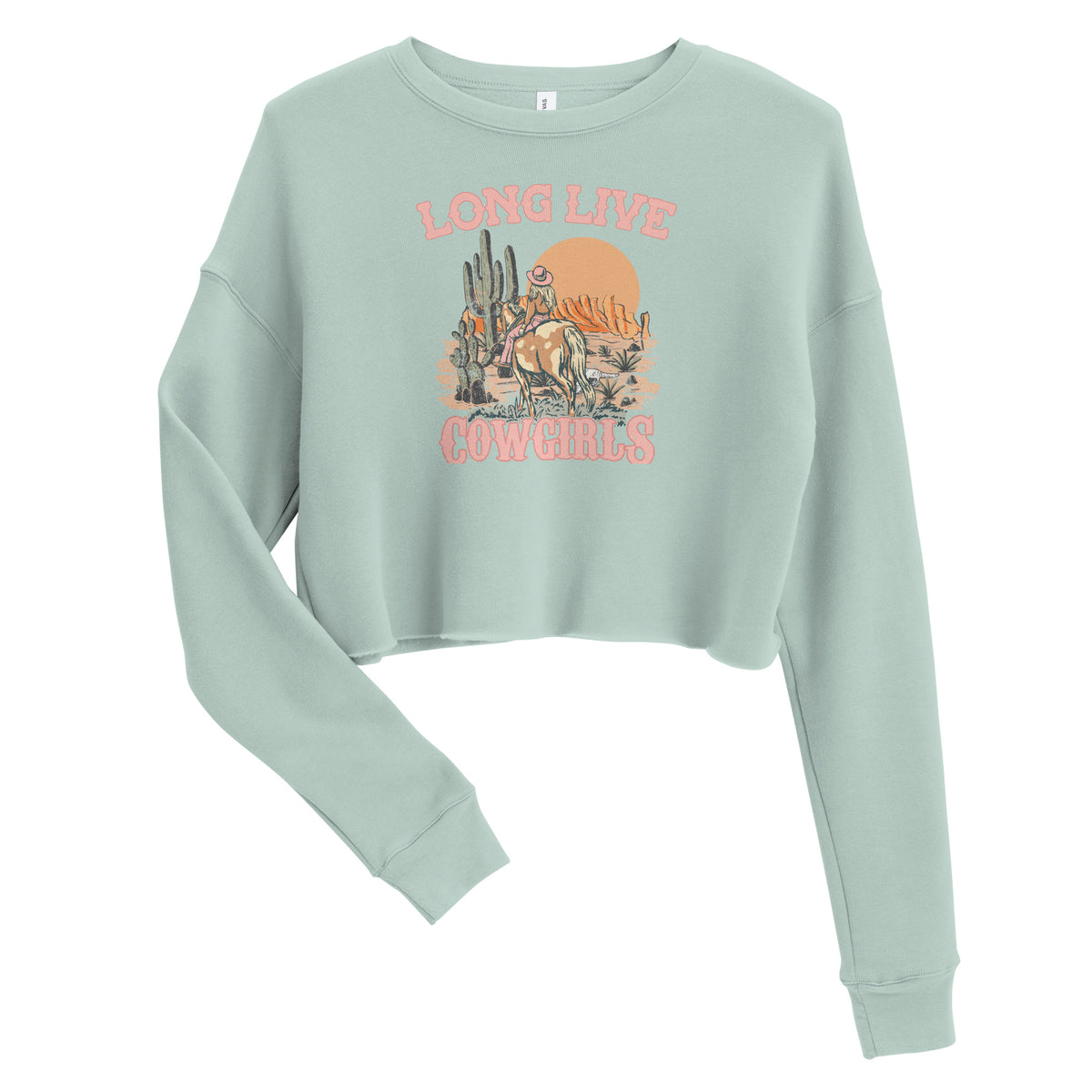 Long Live Cowgirls Crop Sweatshirt